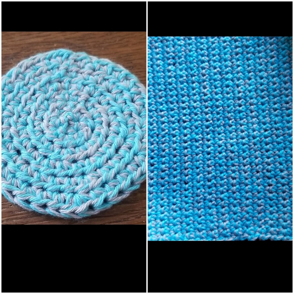100% organic cotton washcloth and face scrubbie
